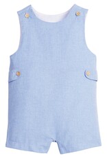 Little English Vintage Button Tab John John Alaskan Flannel