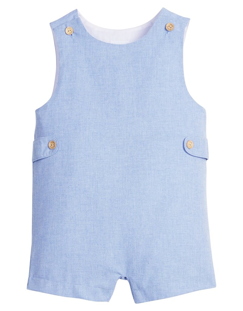 Little English Vintage Button Tab John John Alaskan Flannel