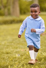 Little English Peter Pan Shirt Woodberry Plaid