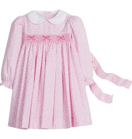 Little English Smocked Natalie Dress Pink Vinings