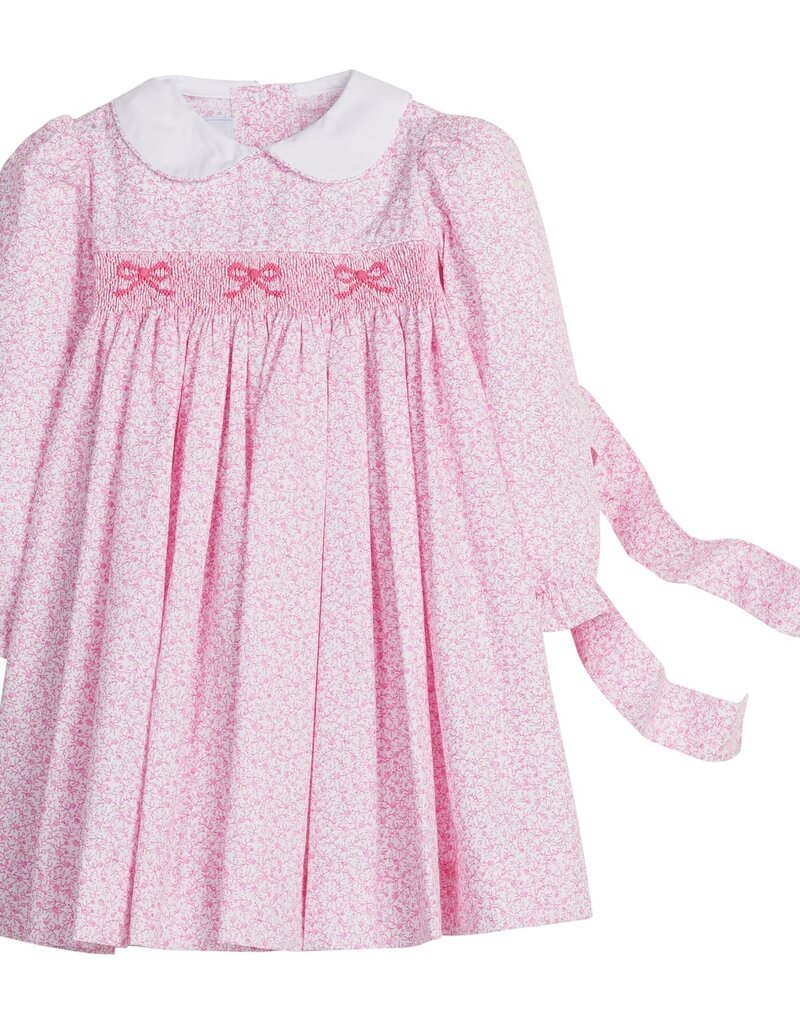 Little English Smocked Natalie Dress Pink Vinings