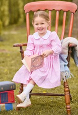 Little English Smocked Natalie Dress Pink Vinings