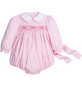 Little English SALE Smocked Natalie Bubble Pink Vinings