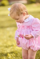 Little English Smocked Natalie Bubble Pink Vinings