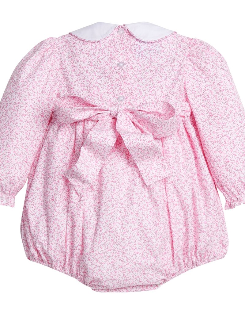 Little English Smocked Natalie Bubble Pink Vinings