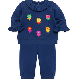 Little Me pop flowers active set