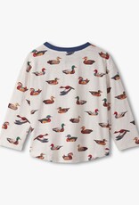Hatley Kids decoy ducks graphic tee and pant set