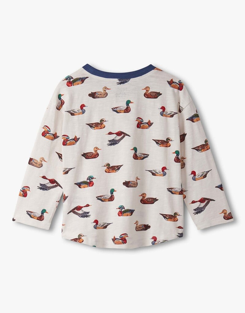 Hatley Kids decoy ducks graphic tee and pant set
