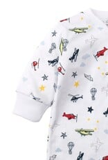 Kissy Kissy Aviators Print Footie w/Zip