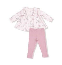 Angel Dear Antoinette Floral High Wasited Top w/Ruffles Legging