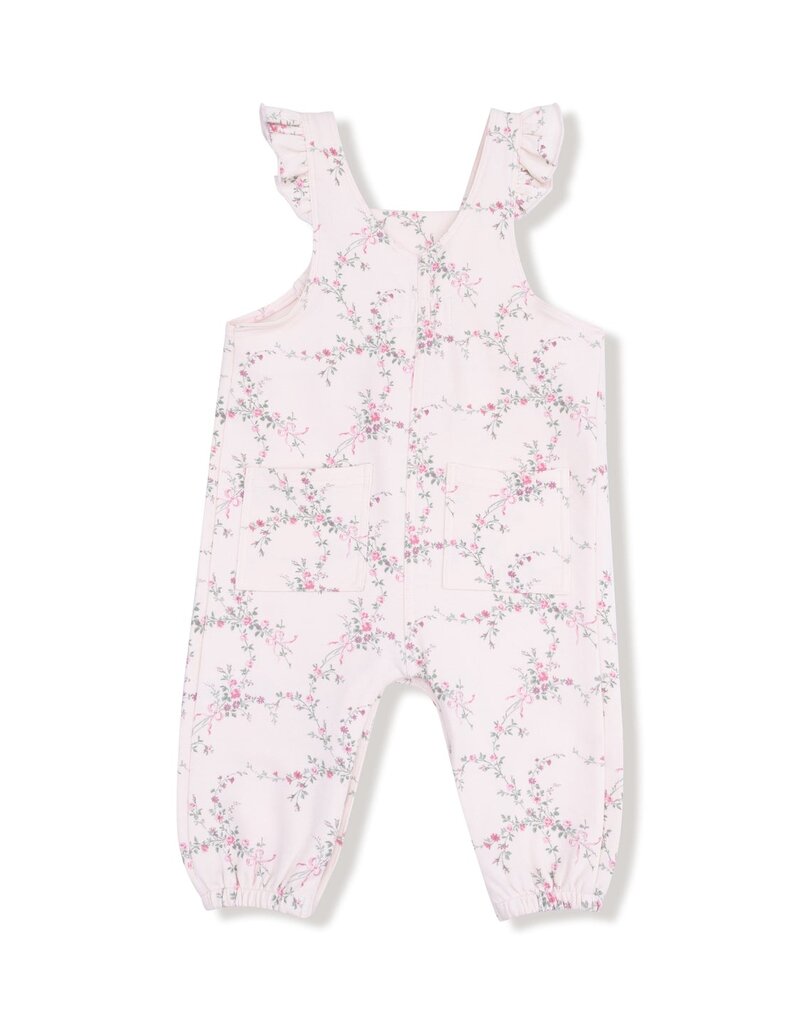 Angel Dear Antoinette Floral  V Overalls w/Elastic