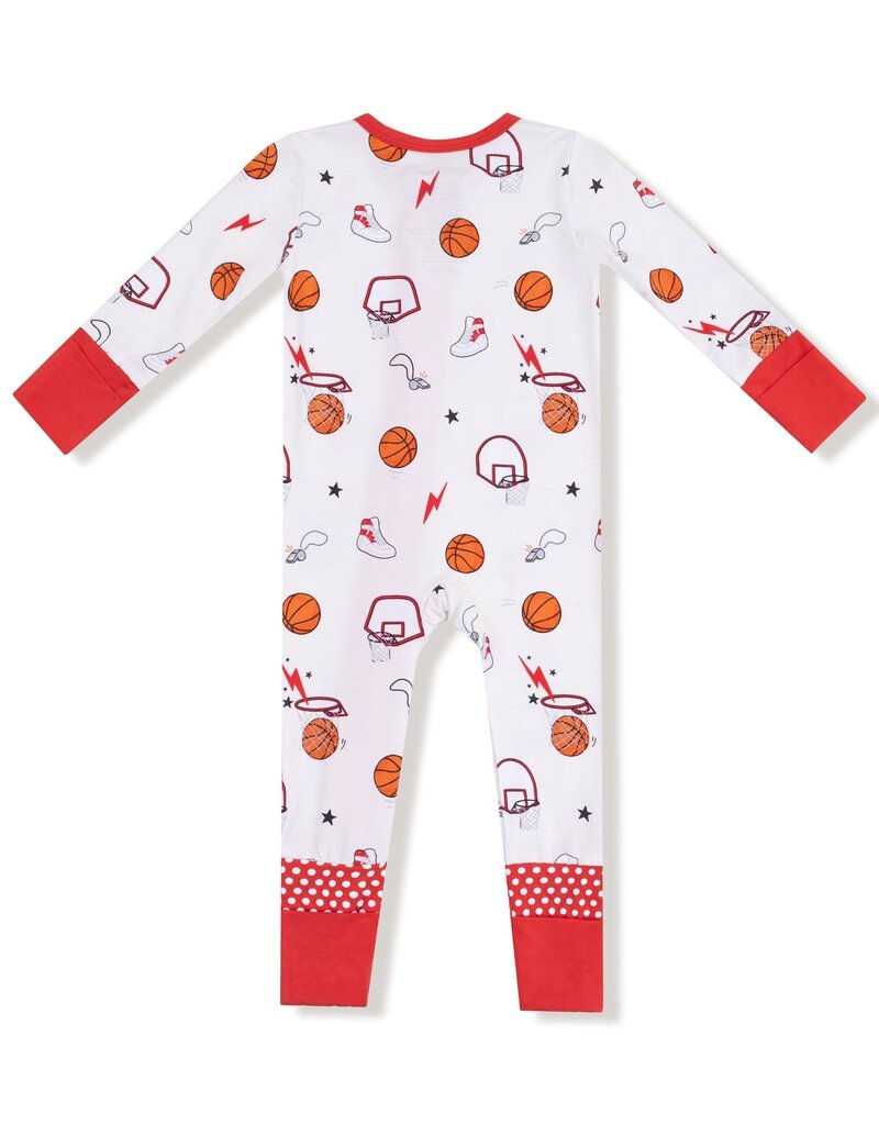 Angel Dear Basketball Uni 2 Way Zipper Romper