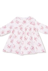 Angel Dear Belle Rosette Dot L/S Petal Collar Dress Legging