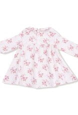 Angel Dear Belle Rosette Dot L/S Petal Collar Dress Legging