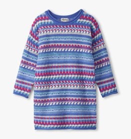 Hatley Kids blueberry stripe sweater dress