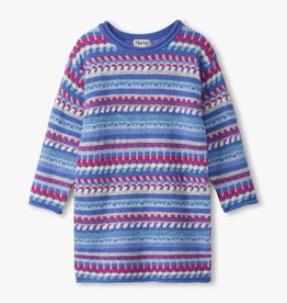 Hatley Kids SALE blueberry stripe sweater dress