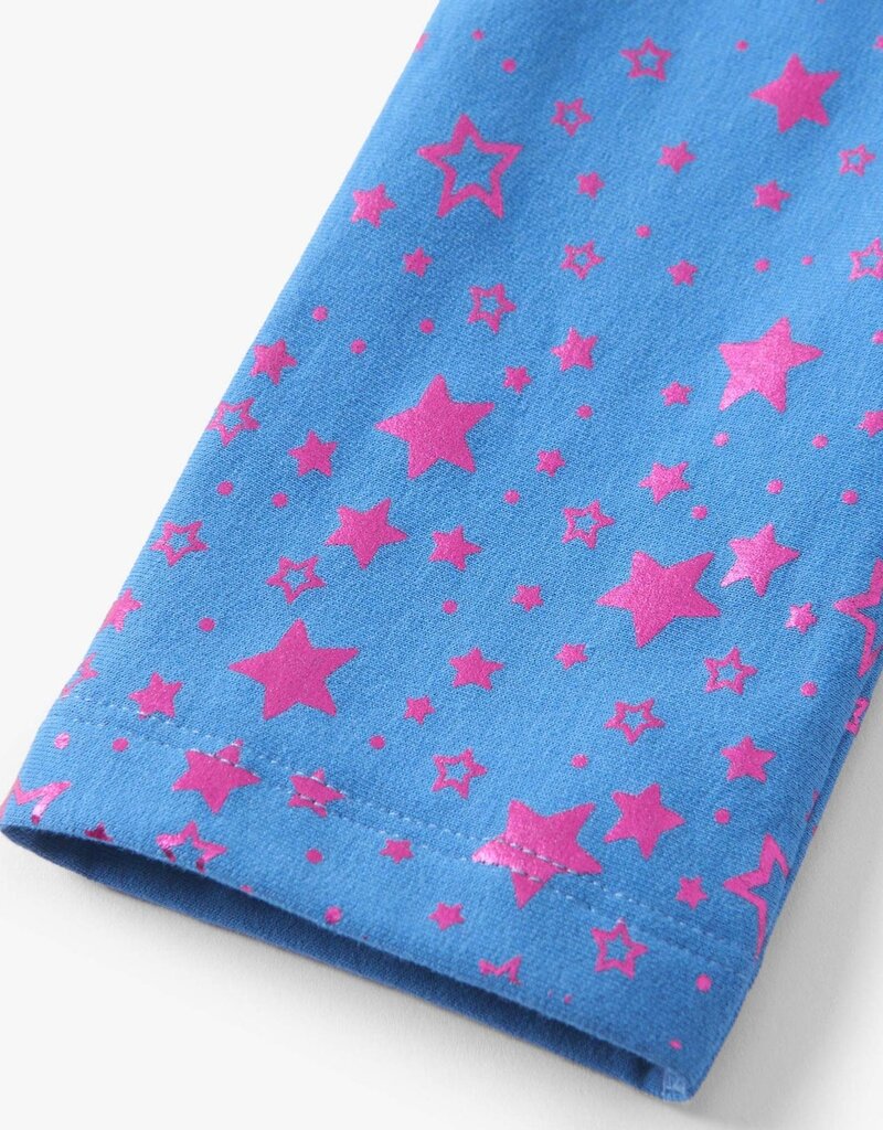Hatley Kids star sapphire cozy leggings