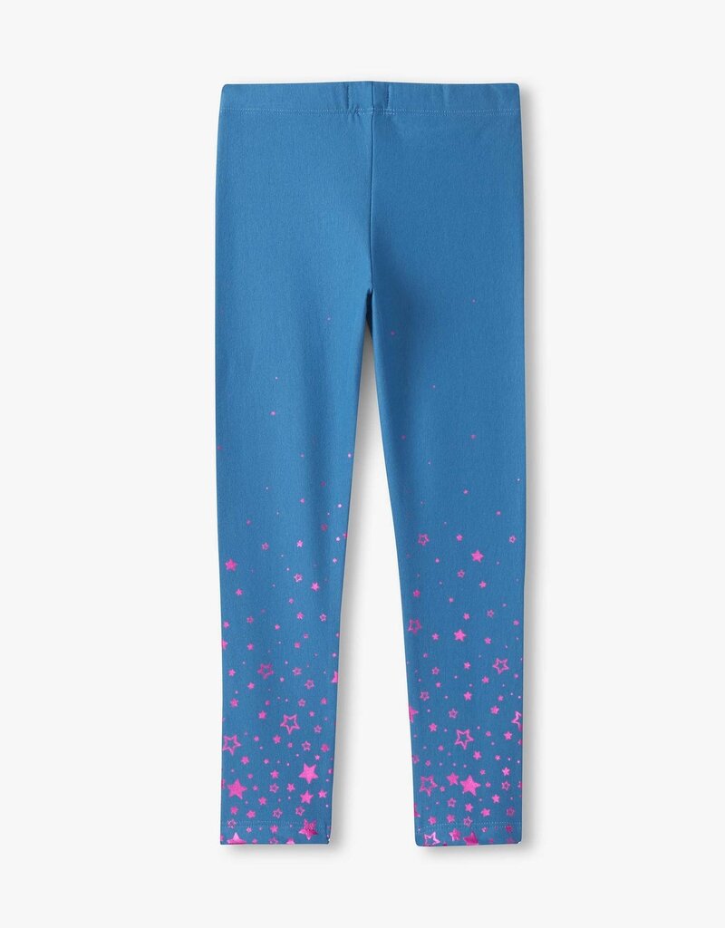 Hatley Kids star sapphire cozy leggings