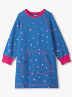 Hatley Kids SALE. foil stars sweatshirt dress
