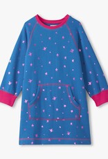 Hatley Kids foil stars sweatshirt dress