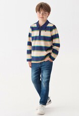 Hatley Kids varsity stripes rugby shirt