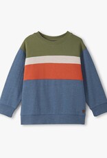 Hatley Kids autumn colour block athletic pullover