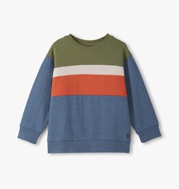 Hatley Kids autumn colour block athletic pullover
