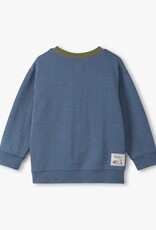 Hatley Kids autumn colour block athletic pullover