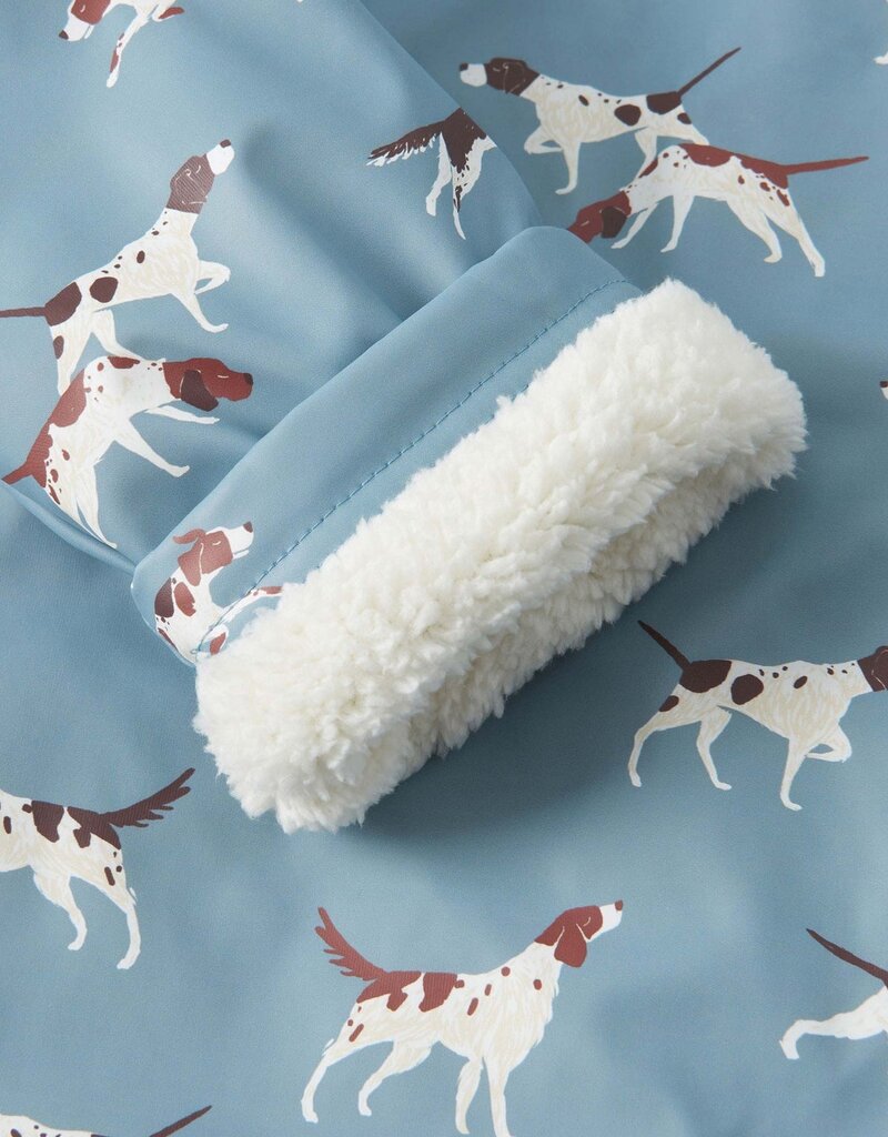 Hatley Kids on the hunt sherpa lined rain jacket