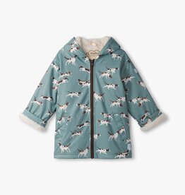 Hatley Kids on the hunt sherpa lined rain jacket