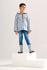 Hatley Kids on the hunt sherpa lined rain jacket