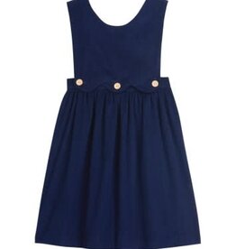 Little English Button Panel Jumper Navy Corduroy