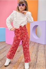 Bisby Claiborne Pant Crimson Thistle