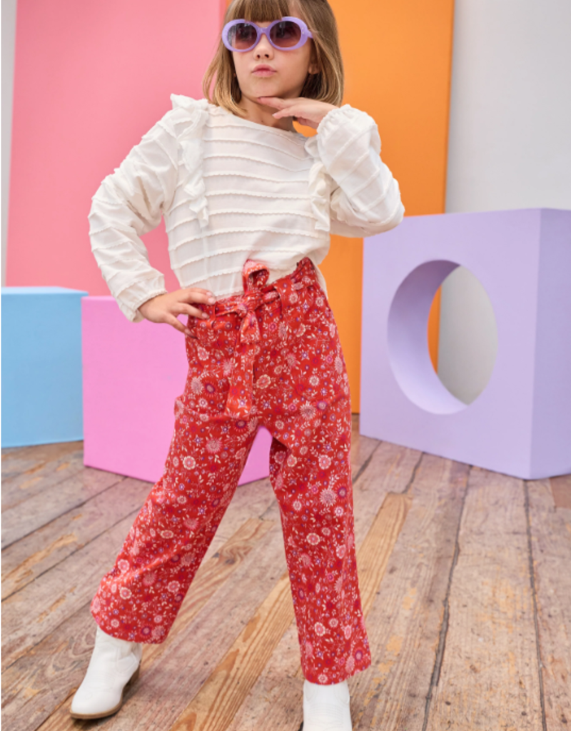 Bisby Claiborne Pant Crimson Thistle