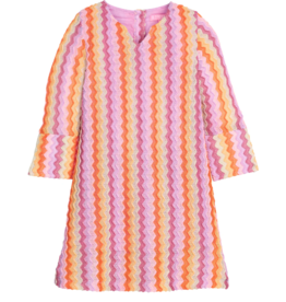 Bisby Natalie Dress Milan Multi Zig Zag