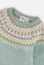 Deux par Deux Jadeite Dress w/Jacquard