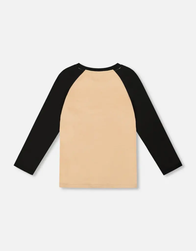 Deux par Deux Long Raglan Sleeve Jersey Tee Mountain