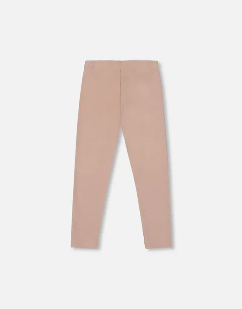 Deux par Deux Super Soft Ribbed Leggings Light Caramel