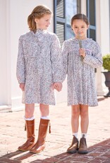 Little English Ruffled Shirt Dress Margaux Floral