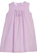 Little English Pleated Bow Jumper Lavender Corduroy