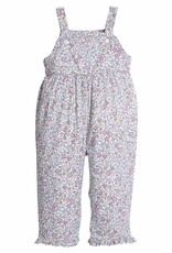 Little English Ruffled Overall Margaux Floral