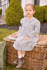 Little English Pleated Caroline Dress Lavender Gables Floral