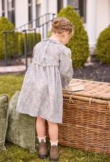 Little English Pleated Caroline Dress Lavender Gables Floral
