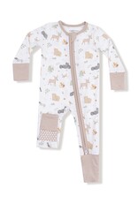 Angel Dear Woodland Babies 2 Way Zipper Romper