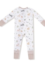 Angel Dear Woodland Babies 2 Way Zipper Romper