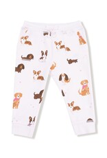 Angel Dear Best Friend Pink Sweatshirt w/Embr Dog Pocket Jogger