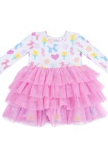 Angel Dear Balloon Animals Pink Twirly L/S Layered Tulle Dress