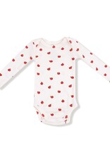 Angel Dear Tiny Apples Lap Shoulder Bodysuit