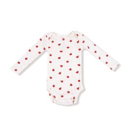 Angel Dear Tiny Apples Lap Shoulder Bodysuit