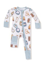 Angel Dear Smores 2 Way Zipper Romper